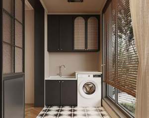 ตู้เครื่องซักผ้าแบบกำหนดเองดีไซน์ทันสมัยคุณภาพสูงประกอบง่ายสำหรับใช้ในร่มสินค้าส่งออกขายส่ง - Product Image 6