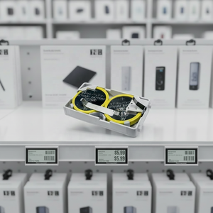 Pile bouton jetable au lithium CR 2450 2477 <span class=keywords><strong>2430</strong></span> <span class=keywords><strong>3V</strong></span>, pack de piles au lithium CR2450 pour étiquettes électroniques de rayonnage - Product Image 3