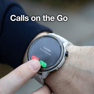 Agm Đồng hồ W1 1.43 AMOLED Smartwatch 5ATM IP68 không thấm nước GPS thể thao ngoài trời thể dục Tracker BT cuộc gọi màu đen không thấm nước thông minh đồng hồ - Product Image 6