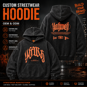 Felpa con Cappuccio Personalizzata di Alta Qualità con Logo Serigrafato, Cotone Pesante 400GSM, OEM, Basso MOQ, Pullover Oversize per Uomo - Product Image 1