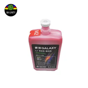 طابعة بمذيب بيئي بسعر منخفض طراز galaxy dx5 بحبر 1 لتر لرأس الطباعة dx5 dx7 dx8 dx10 dx11 مع جودة للبيع بالجملة