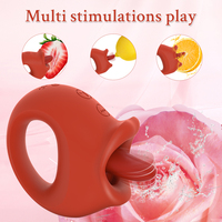Hochwertiger G-Punkt-Leckvibrator mit Zungensimulation, Leistungsstarker Brustwarzen-Stimulator, 100% Wasserdicht, USB-Massagegerät, Sexspielzeug-Box für Frauen