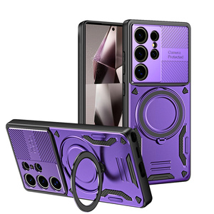 เคสโทรศัพท์แบบมีวงแหวนแม่เหล็กสำหรับ Samsung 26 ultra S25 S24 FE A Series พร้อมขาตั้งกันกระแทก - Product Image 6