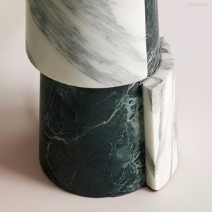 Lámpara de Noche Eléctrica de Mármol Natural de Lujo Estadounidense, Moderna para Uso en Hoteles, Personalizada, Creativa y de Alta Gama para Dormitorio - Product Image 3