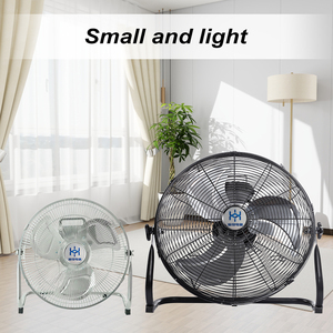 Ventilateur de sol industriel en métal noir de 20 pouces, résistant aux taches, pour la maison, le garage, le parking souterrain - Product Image 5