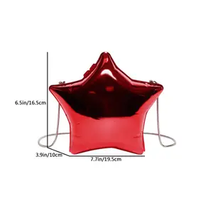 2024 new Luxury Branded Pentagram Clutch Bag Evening Bags Fancy Fashion Pvc Shoulder Underarm Party Dinner Bags