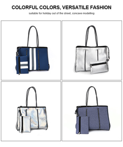 Panier de plage en gros sac en plastique sac à bandoulière étanche en pvc sac de plage en rotin - Product Image 3