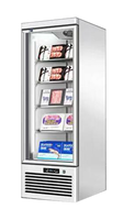 Réfrigérateurs et Congélateurs Commerciaux Verticaux à Portes Vitrées Série 1 2 3 pour Supermarchés, Vitrines Réfrigérées à Température Unique avec Ventilation