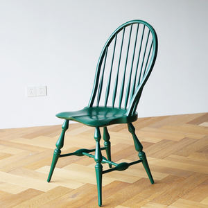 Avrupa Masif Ahşap Windsor Sandalye Kuzey Amerika Siyah Ceviz Beyaz Meşe Kiraz Ağacı Mil Sırtlı Yemek Sandalyeleri Ev Otel - Product Image 5