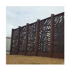 Hàng Rào Nhôm Chất Lượng Cao Nhôm Ban Công Lan Can Hàng Rào Trellis Gates Tùy Chỉnh Vườn Thiết Kế Cửa Hàng Rào Trellis Gates - Product Image 2