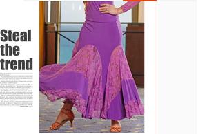 <span class=keywords><strong>Jupe</strong></span> de salon danse longue taille personnalisée pour femmes et filles bon marché en gros - Product Image 4