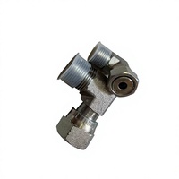 Raccord hydraulique droit en acier inoxydable et acier au carbone usiné sur mesure, connecteur de tuyau robuste