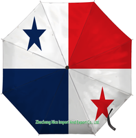 Paraguas plegable con bandera de GUAM, apertura y cierre automático, paraguas compacto con bandera, portátil, grande, para protección contra la lluvia, resistente al viento
