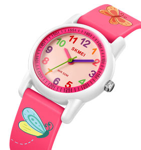 스케미 2157 크리스마스 선물 어린이 플라스틱 시계 만화 캐릭터 어린이 여자아이 남자아이 귀여운 쿼츠 아날로그 시계 - Product Image 5