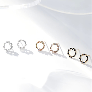 ต่างหู Brilliant02 สีเหลือง ทอง 14K เพชร มุก เครื่องประดับขายส่ง ผู้ผลิตเครื่องประดับชั้นดี ต่างหูสั่งทำได้ รับผลิตแบบ OEM ODM - Product Image 1