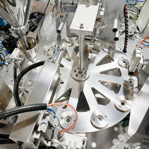 High Speed Rotary <strong>Powder</strong> Filler Sealer Capper for Probiotic Cocoa Matcha <strong>Powder</strong> in Small Bottle Cup Packaging - Product Image 5