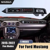 Navihua pour Ford Mustang 2015-2022, tableau de bord numérique du côté passager, compteur de vitesse, instrument de course automobile