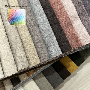 2025 thiết kế mới Chenille vải cho sofa Polyester Home Deco bông nhung boucle vải không thấm nước bọc sofa vải - Product Image 1