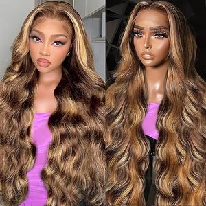 Perruque en cheveux humains avec dentelle frontale personnalisée pour femmes, légère et d'apparence naturelle, pour salon et usage quotidien - Product Image 6