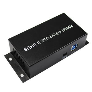 Kdata nhà máy sản xuất kim loại chất lượng cao truyền dữ liệu Sync với Powered <span class=keywords><strong>Switch</strong></span> 5V 1A sạc công nghiệp <span class=keywords><strong>4</strong></span> cổng <span class=keywords><strong>USB</strong></span> HUB <span class=keywords><strong>3.0</strong></span> - Product Image 4