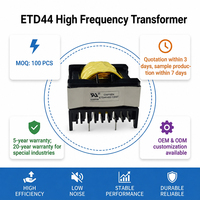 Alimentation industrielle personnalisée à faible augmentation de température, isolation haute tension, transformateur ETD34 SMPS