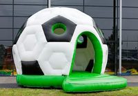 Château plein d'entrain de tente d'intérieur/extérieure gonflable Offres Spéciales de maison de football de PVC unisexe avec le ventilateur pour jouer