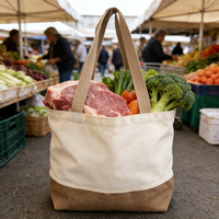 Sac fourre-tout en toile de lin réutilisable, patchwork, sac cadeau pour demoiselle d'honneur, sac de plage et de vacances portable, sac publicitaire