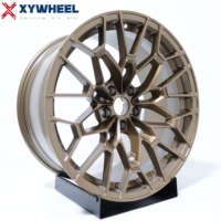 Rines de Aleación Forjados Xywheel 827M en Bronce Mate de Alta Calidad, Tamaño y Color Personalizados 5x112/120 para Mercedes para la Serie AMG, Nuevo Ajuste Personalizado
