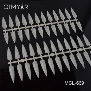 Venta caliente 240 piezas uñas postizas largas cuspidal Stiletto puntas de uñas herramientas de práctica de exhibición de uñas artificiales - Product Image 4