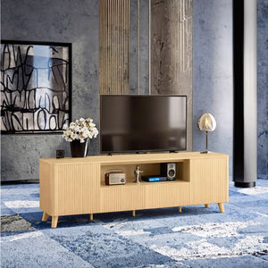 Support mural pour téléviseur LED au design <span class=keywords><strong>moderne</strong></span>, panneau en bois, meubles pour la maison, pour salon, chambre et hôtel - Product Image 2