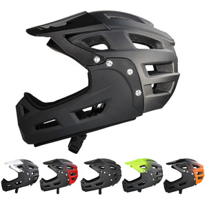 <span class=keywords><strong>Casco</strong></span> de bicicleta de montaña para adultos en oferta, diseño ajustable de cara completa, resistente a impactos, <span class=keywords><strong>casco</strong></span> de seguridad para ciclismo de descenso <span class=keywords><strong>MTB</strong></span>. - Product Image 1