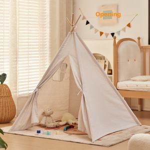 <span class=keywords><strong>Tente</strong></span> imperméable d'intérieur d'été transfrontalière pour enfants maison indienne château de princesse jouet maison de jeu monocouche vente en gros - Product Image 1