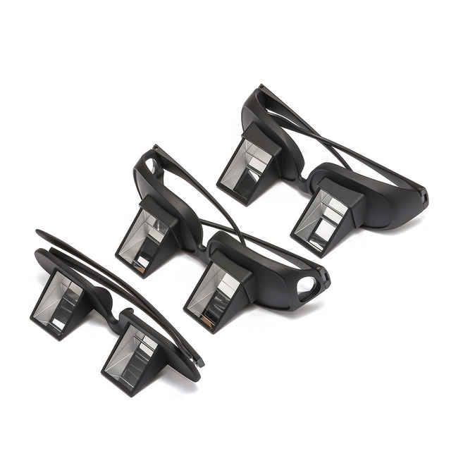 Lazy Man Woman Glasses With Optical Prism for Reading in Bed Watching TV