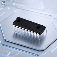 Conception de puces IC DIP double en ligne à montage traversant, conformes aux normes BOM personnalisées, avec broches droites pour la création de circuits sur breadboard en R&D