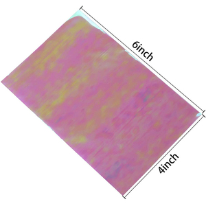 Hot Sale Custom Iridescent Holographic Cellophane Party <b>Bags</b> with Twist Ties Solid Gift Wrap Cellophane Plastic <b>Bags</b> - Product Image 5