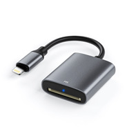 Lector de Tarjetas de Memoria PSP para Teléfono Móvil, USB 2.0 Externo, Aleación de Aluminio, Compatible con MS Pro Duo, MS Micro (M2) y Otras Tarjetas
