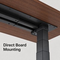 Escritorio Eléctrico de Altura Ajustable con Doble Motor Oculto de 3 Etapas, Estable y Robusto, Ergonómico, para Trabajar de Pie o Sentado