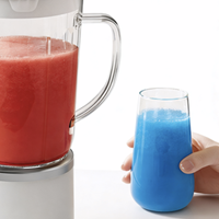 Draagbare elektrische sapcentrifuge beker, USB oplaadbaar, voedselveilig PC-materiaal, hoge snelheid blender