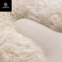 Italienisches Design Knochenloses Neues Einzelsofa Anpassbar Weißer Stoff Samt-Kombination Wohnmöbel Villa Luxus-Sofa