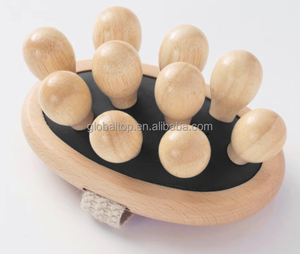 Mini masseur à main Portable en bois, outil de relaxation, santé, réflexologie - Product Image 6