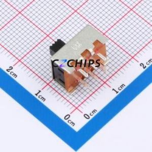 OS202013MT8QN1 Slide Switch Through hole Component (THT) Switch Double Pole Double Throw Rectangle Pin Header Through Hole 30V - Product Image 2