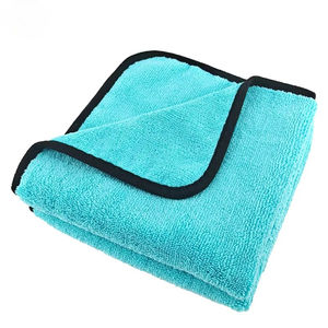 Toalla de microfibra NIKO Shammy sin bordes de pelo corto y largo multiusos para secado y detallado de coches, 40x40, Sonic Car Towel Buff Car - Product Image 1