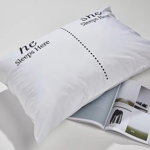 Federe Decorative in poliestere Custom design letto che dorme <span class=keywords><strong>coppia</strong></span> copricuscino federa - Product Image 6