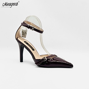 Nuove <span class=keywords><strong>Scarpe</strong></span> da <span class=keywords><strong>Donna</strong></span> con Tacco Alto di Alta Qualità, Sandali con Punta a Stiletto e Cinturino con Bottone - Product Image 1