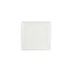 Assiette carrée en céramique Excelsa Antalya 25,5x1,5 cm, blanc - Product Image 1