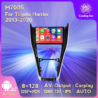 MEKEDE 10 pouces 360 caméra android lecteur DVD de voiture pour Toyota Harrier 2013-2020 double din voiture stéréo 4G LTE écran qled