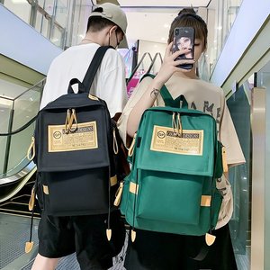 Unisex Daily Students Schoolbag Travel Laptop <b>Backpack</b> <b>Canvas</b> Waterproof Durable Fashion Students <b>Backpack</b> Customized Logo - Product Image 2