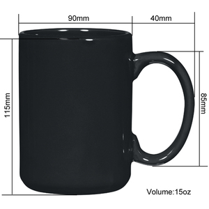 Nuova tendenza 15OZ. Tazze in ceramica bianca <span class=keywords><strong>EL</strong></span> GRANDE in gres con tazza in argilla con logo - Product Image 3