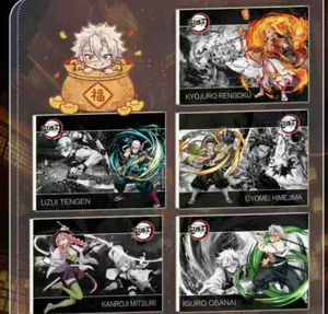 Cartes de collection ANX Culture Demon Slayer <span class=keywords><strong>Kimetsu</strong></span> <span class=keywords><strong>No</strong></span> <span class=keywords><strong>Yaiba</strong></span>, personnage d'anime, boîte de boosters, jouets pour la famille, cadeaux pour enfants - Product Image 4