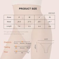 Tanga Invisible Premium para Uso Diario, Ropa Interior sin Costuras para Mujer, Tanga de Tiro Bajo, Suave y Elástica, Personalizable